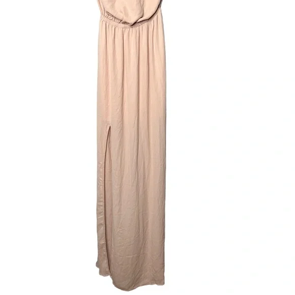 Show Me Your Mumu Heather Halter Dress Dusty Blush NEW